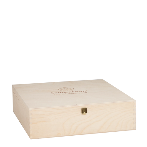 Quadratische Holzgeschenkbox kaufen in Österreich und Deutschland – SonnenMoor